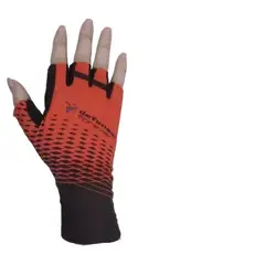 GENERICO - Guantes Para Bicicleta Cortos Guantes Rojos Antideslizante