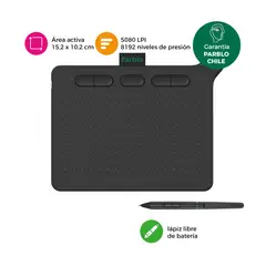 PARBLO - Tableta Gráfica Digitalizadora Ninos S Black
