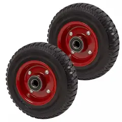 GENERICO - Ruedas Para Carro Macizas 8 Pulgadas Dicas