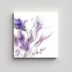 GENERICO - Pinturas Decorativas Abstractas De Lavanda 50x50 Cm.