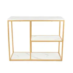 KLIK - Arrimo white stone MDF marmol blanco con separadores KLIK.