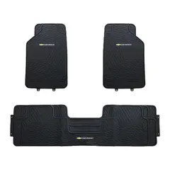 GENERICO - PISOS DE GOMA 3 PIEZAS PARA AUTOMOVIL Y CAMIONETA CHEVROLET