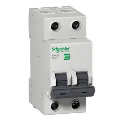 SCHNEIDER ELECTRIC - Interruptor automático 2x 10A Easy9 Curva C.