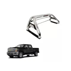 GENERICO - BARRA ANTIVUELCO PARA CAMIONETA CROMADO CHEVROLET SILVERADO