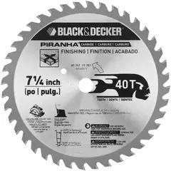 BLACK+DECKER - Disco de sierra 7-1/4'' 40 dientes 77-757 PS