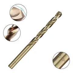 GENERICO - Broca Cobalto 5 mm SEt 10 pcs Hssm35 Al 5 %