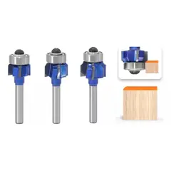 GENERICO - Fresa Madera Perfiladora De Tapacanto 1, 2, 3 mm Toma ¼