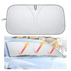 EVERSO - Tapasol Parabrisas Cubre Sol Parasol Cortinas Auto 140x70cm