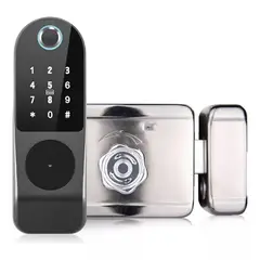 KUANGYE - Cerradura Inteligente Wifi Huella Digital Tuya Smart