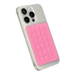 CELLBOX - Soporte de Silicona Ventosa para Carcasa Celular - Rosa