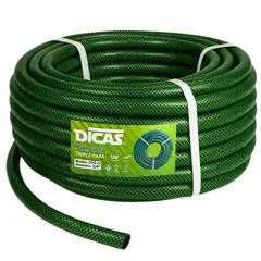 DICAS - Manguera Jardín Con Malla 3/4 Pulgada 100 Metros