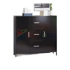 GENERICO - Armario Metalico 3 Cajones 2 puertas Linea Black SA-HT-L02