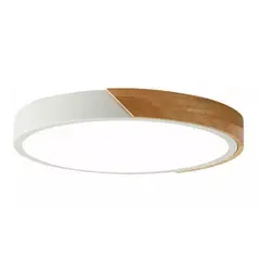 MUNDO MAGIA - Foco Panel Plafón Led Sobrepuesto Redondo Color Blanco