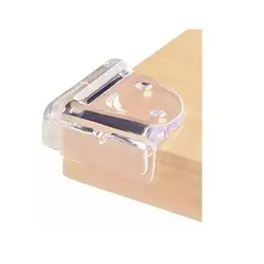 GENERICO - Set 4 Esquineros Protección Bebé Mesas Muebles Seguridad Col