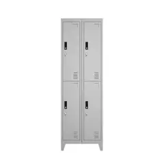 GENERICO - Casillero Metálico 2 Cuerpos y 4 Puertas