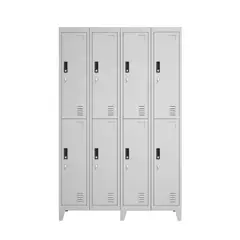GENERICO - Casillero Metálico 4 Cuerpos y 8 Puertas
