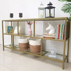 VALSTORE DECO Y DESIGN - Rack Librero Mara Elegancia y Funcionalidad con Fabricación Nacional