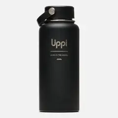 LIPPI - Botella Light Steel Wide Top Bottle 950ml Negro