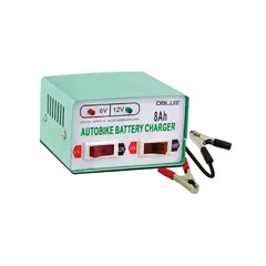 DBLUE - Cargador De Batería Autos Y Motos Potencia De 6v Y 12v - SC