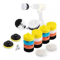 GENERICO - Kit de pulido y limpieza de tapiz para auto 23 piezas