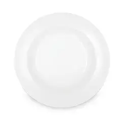 OEM - Plato hondo de 23 cm de porcelana blanco wellington