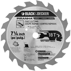 BLACK+DECKER - Disco de sierra 7-1/4'' 18 dientes 77-717 PS