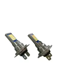 GENERICO - Par de ampolletas Led Modelo h7 2 colores amarillo blanco