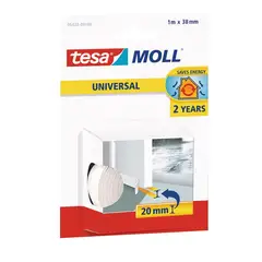 TESA - BURLETE FLEXIBLE BLANCO 1MX38MM MOLL