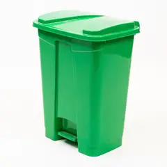 GENERICO - Basurero 16 Litros con Pedal Central Verde