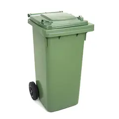 GENERICO - Basurero de 120 Litros Verde