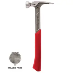 MILWAUKEE - Martillo carpintero cara fresada 22 oz