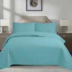 ANDES - QUILT CLASSIC TURQUESA 2 PLAZAS