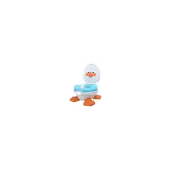 BEST HOUSE - Pelela Wc Multiuso Patito 3 En 1 Bebes Niños - Celeste