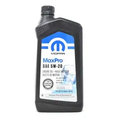GENERICO - Aceite Motor 5w20 Mopar / Dodge / Jeep Bidón 946 Ml
