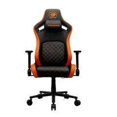COUGAR - Silla Gamer - Defensor - Soporte máx. 120 kg - Black/Orange