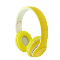 GENERICO - Audífonos Wireless P16 Bluetooth Recargable Headphones Amarillo