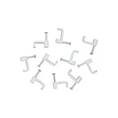MACROTEL - Grampas Cable Caleco 3x2mm Blanca