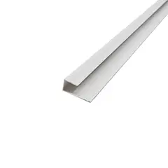 NOTWOOD - Perfil J Metalico - 300 cm - Blanco 4 uds