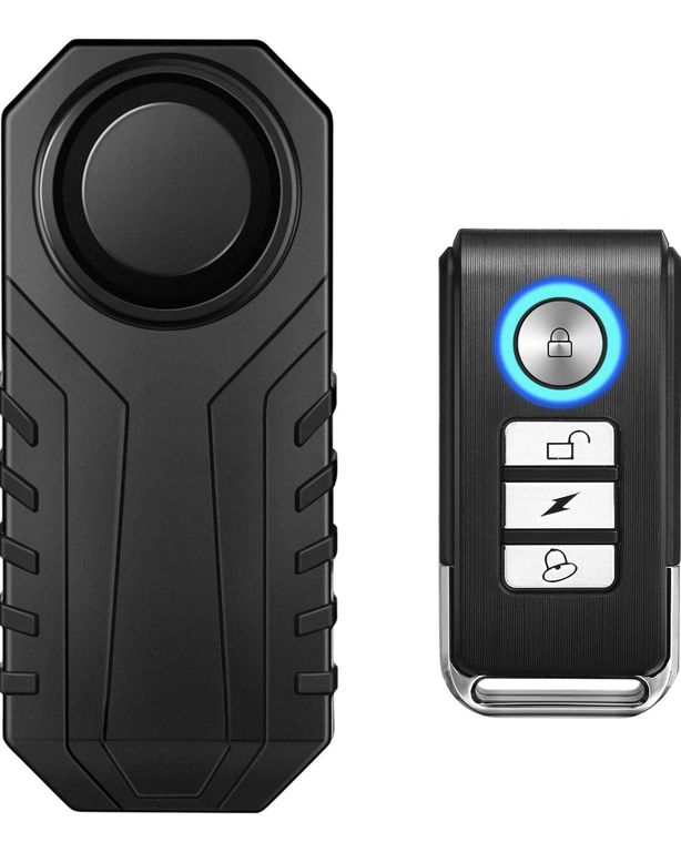 Alarma De Bicicleta Moto De 113 Db Con Sensor De Movimiento