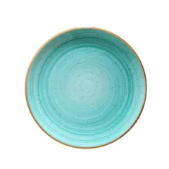 BONNA - Plato Porcelana Aqua 21cm Set 6 unidades