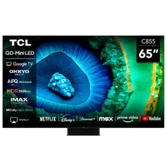 TCL - 65" QLED Mini LED 4K 65C855 Smart TV.