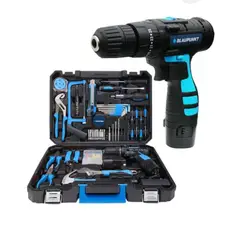 BLAUPUNKT - Kit De Herramientas 142 Piezas Con Taladro Power Kit 800