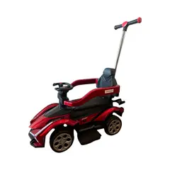 LUBABYCAS - Correpasillo Andador Auto Con Manilla Rojo