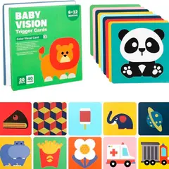 OEM - TARJETAS EDUCATIVAS ESTIMULACION VISUAL 6-12 MESES