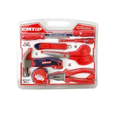 EMTOP - Pack de 8 Herramientas Manuales EHTS01081