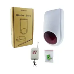 GENERICO - Sirena Alarma Inalámbrica Comunitaria Con Control Remoto