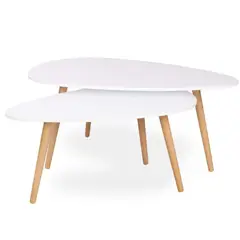 GENERICO - Mesa de centro Twin-Blanca