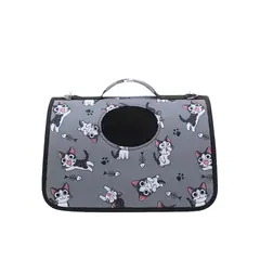 CRUSEC - Bolso De Traslado Para Gatos o Perros De Raza Pequeña - Gris