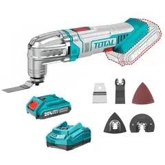 TOTAL TOOLS - Herramienta Oscilante Multiuso 20v Bat+ Carg Total Tmli2022
