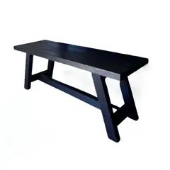 GENERICO - Banqueta de madera negra